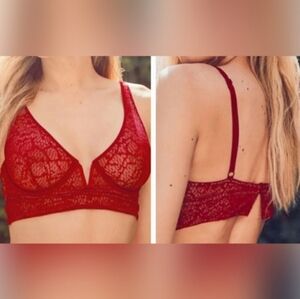 Free People Tameeka Bra in Berry Electric